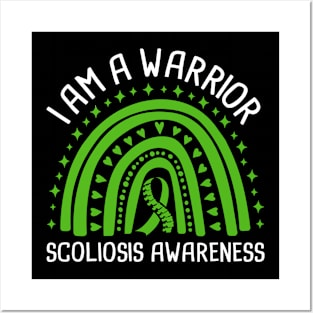 I Am A Warrior Scoliosis Awareness Posters and Art